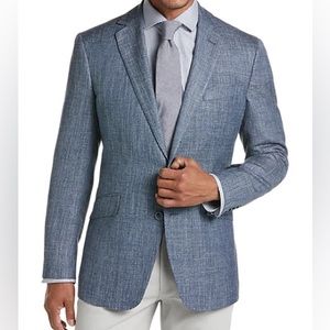 Joseph Abboud Indigo Blue Modern Fit Sport Coat size 40R